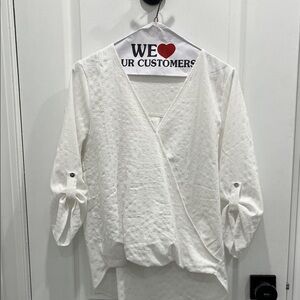 Chic White Women's Blouse
